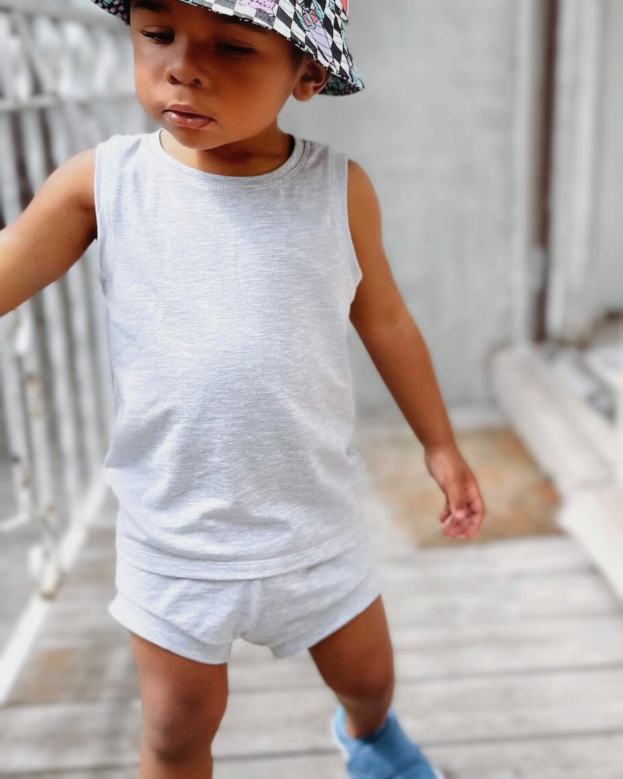 Muscle Tank Set - Black
