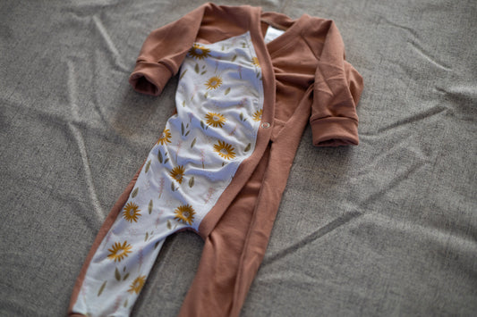 Full Length Modern Romper Florals