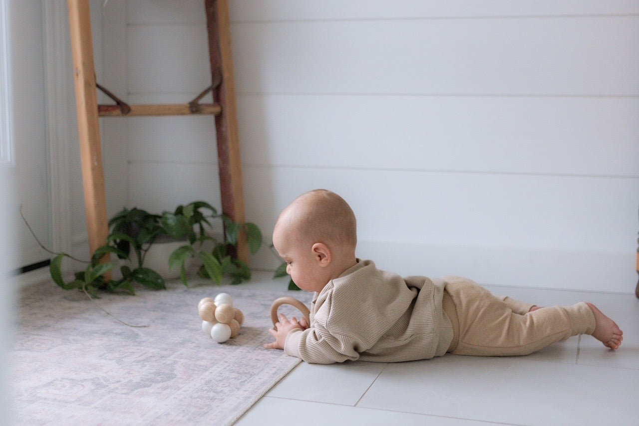 Cream Waffle Sweater