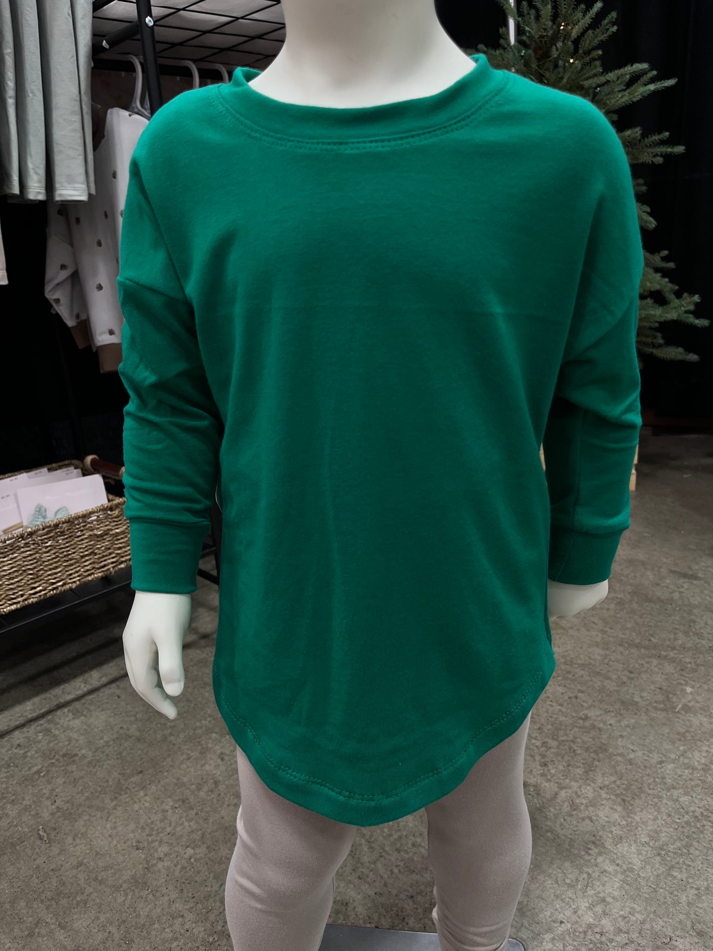 Green Curved T