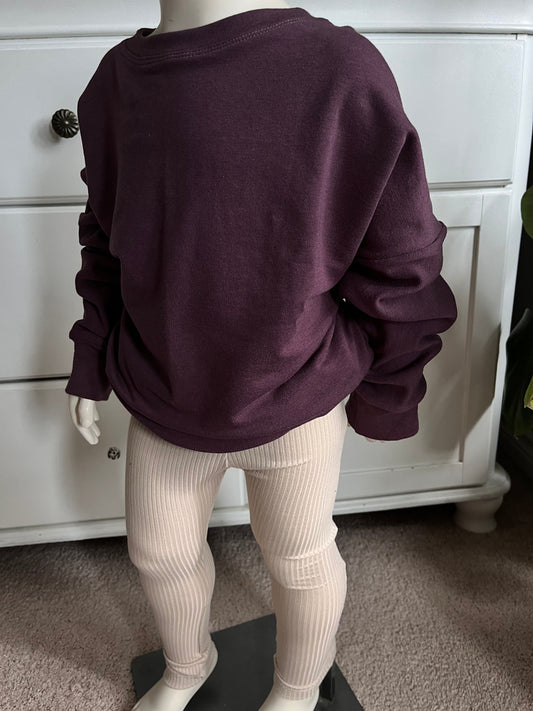 Plum Bamboo Sweater