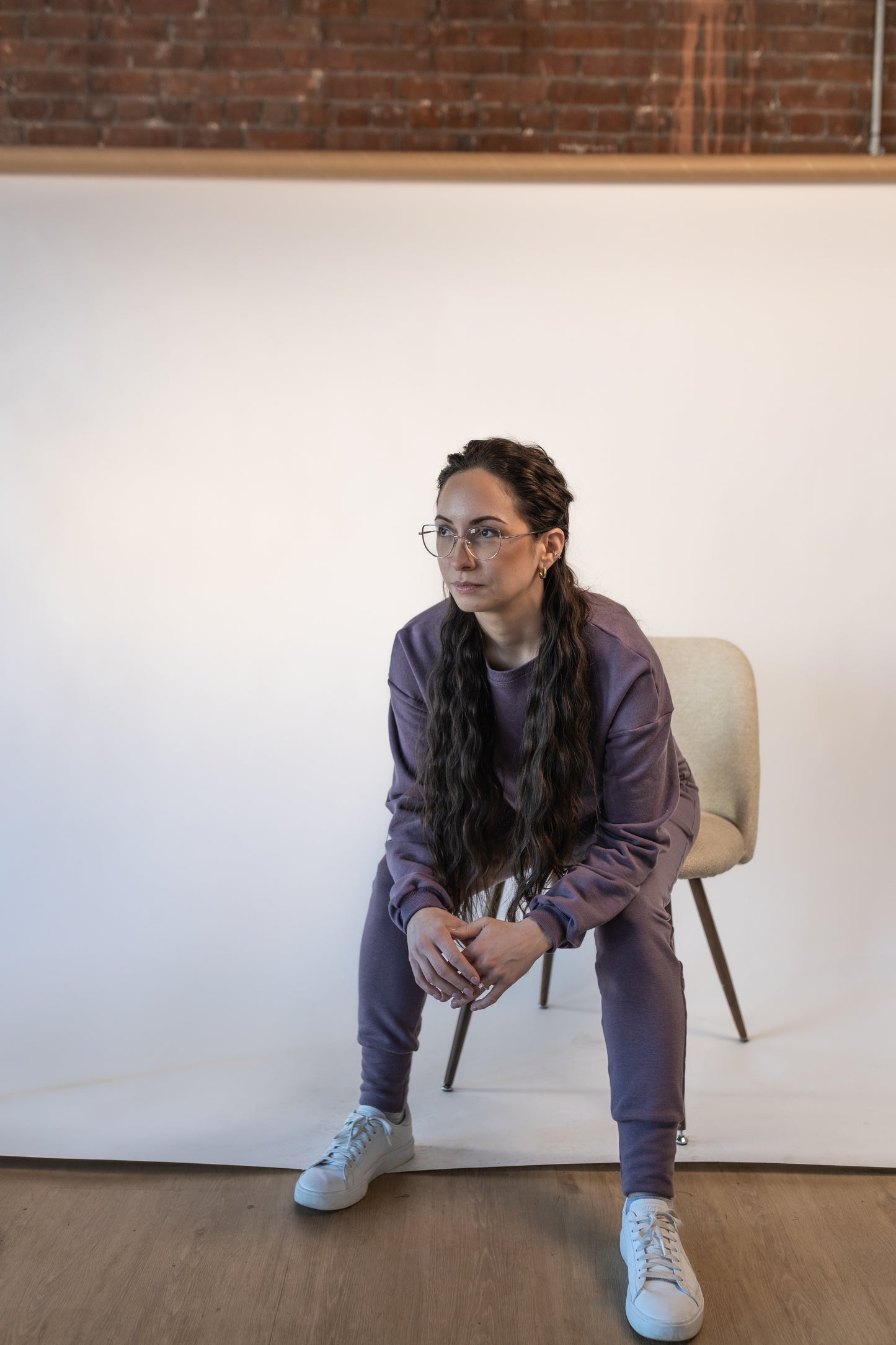 Women's 2pc set Jogger and Modest Crop