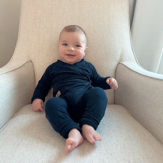 Full Length Modern Romper Navy