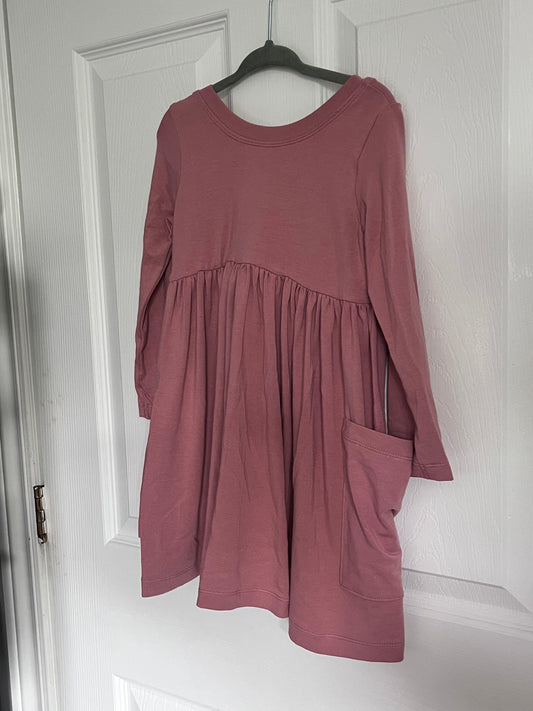 Pima Cotton Pocket Twirl Dress- English Countryside main image 1