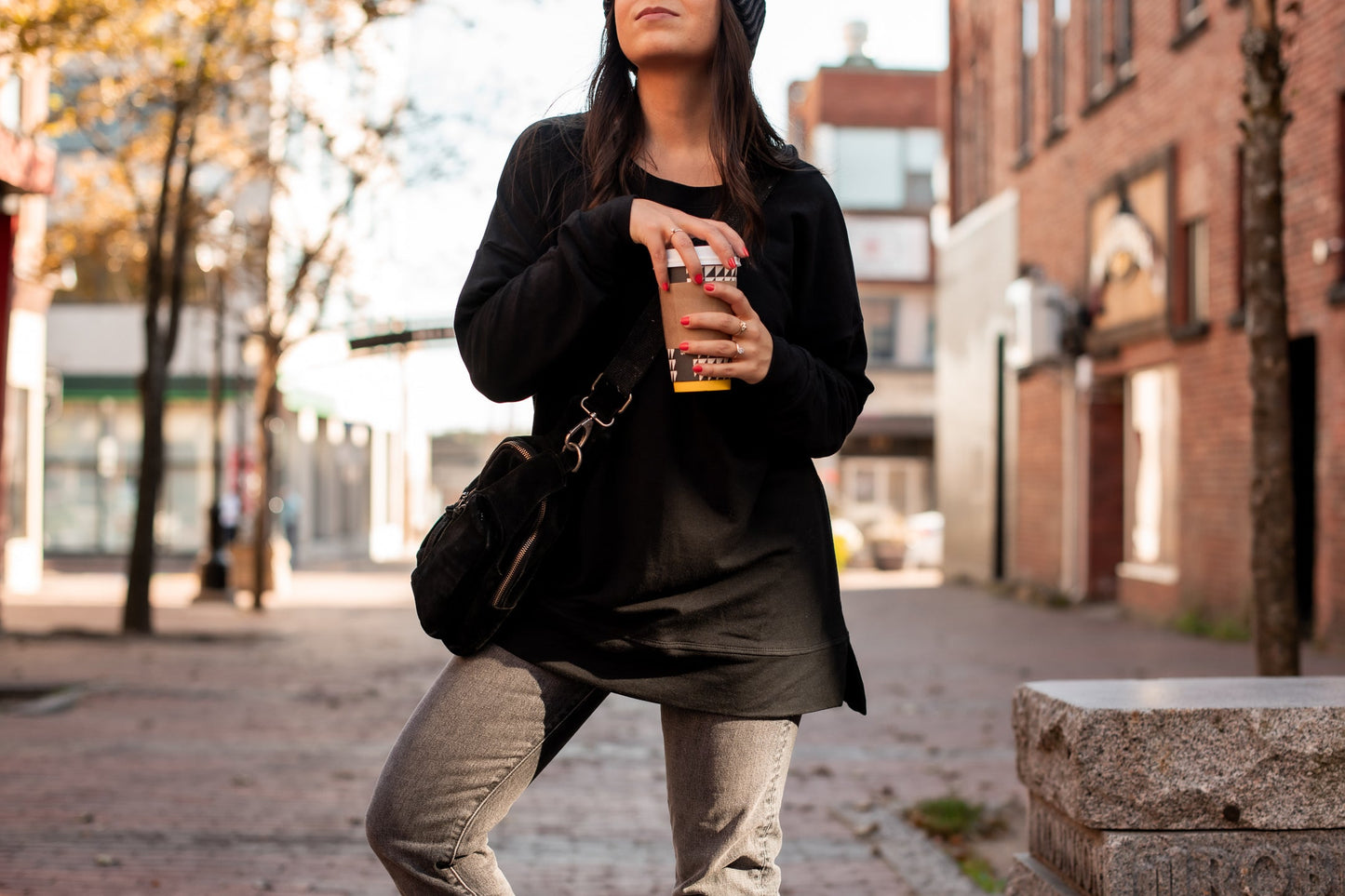 Women Dolman Sweater Clay