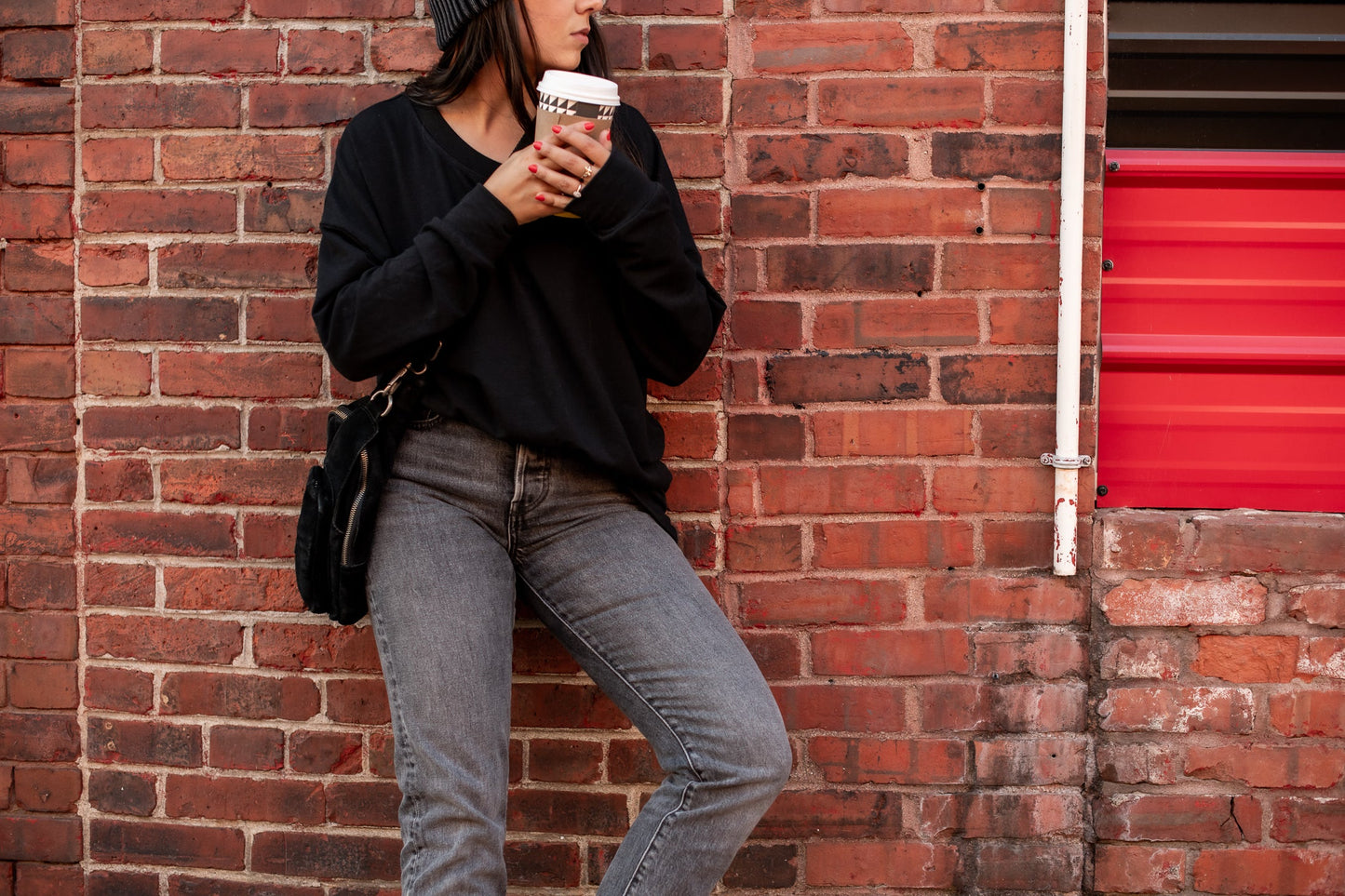 Women Dolman Sweater Clay