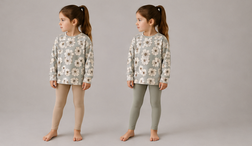 Blue | Cream  Floral Print